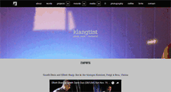 Desktop Screenshot of klangtint.com