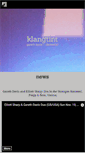 Mobile Screenshot of klangtint.com